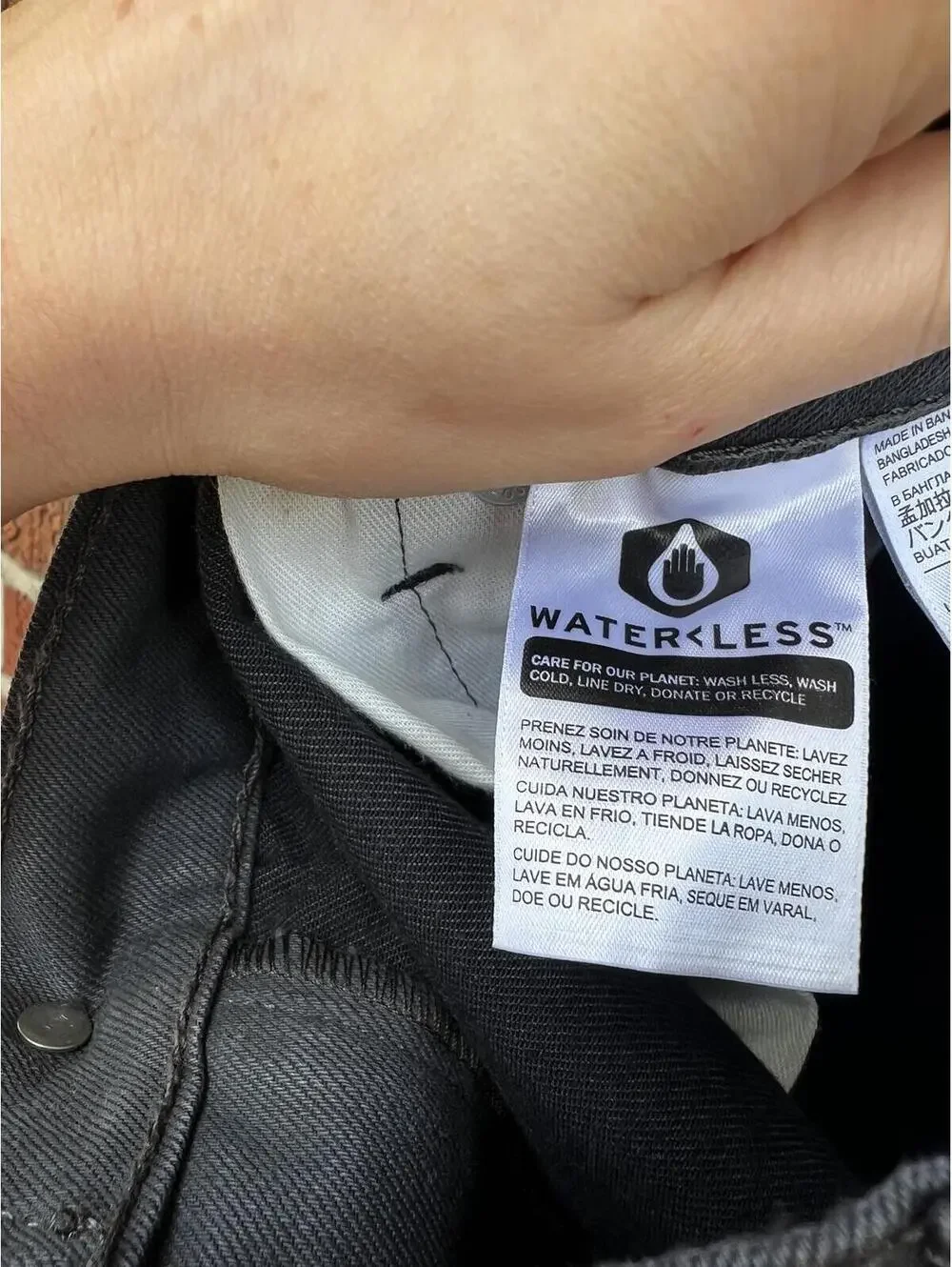 Levi’s Off Black Straight Fit Jeans